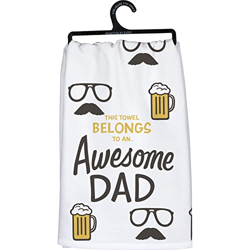 Primitives by Kathy This Towel Belongs to an ... Awesome Dad Decorative Kitchen Towel