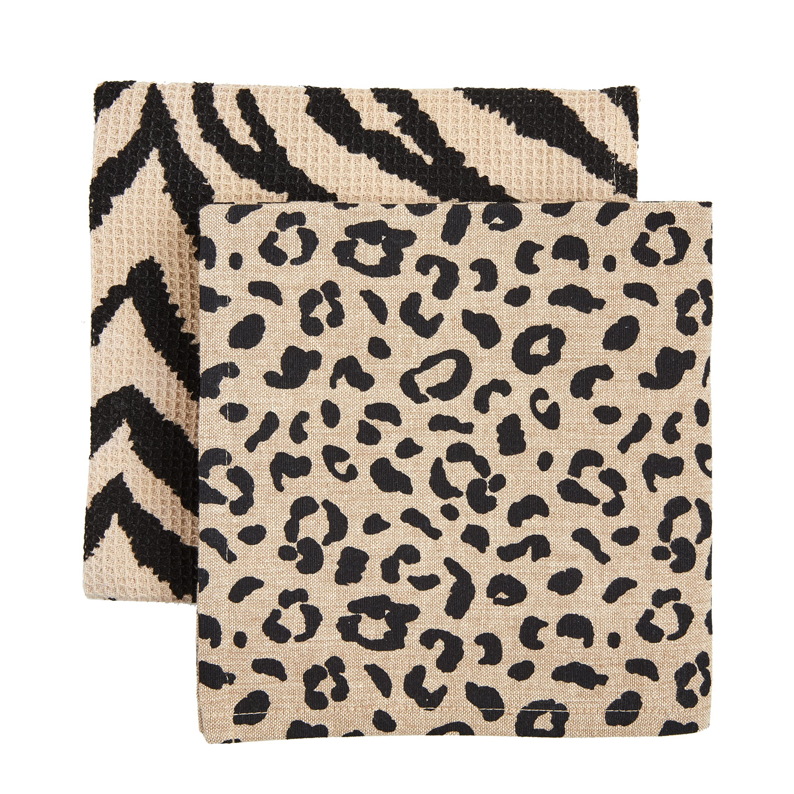 Mud Pie Zebra Animal Print Towel, 26" x 16 1/2"