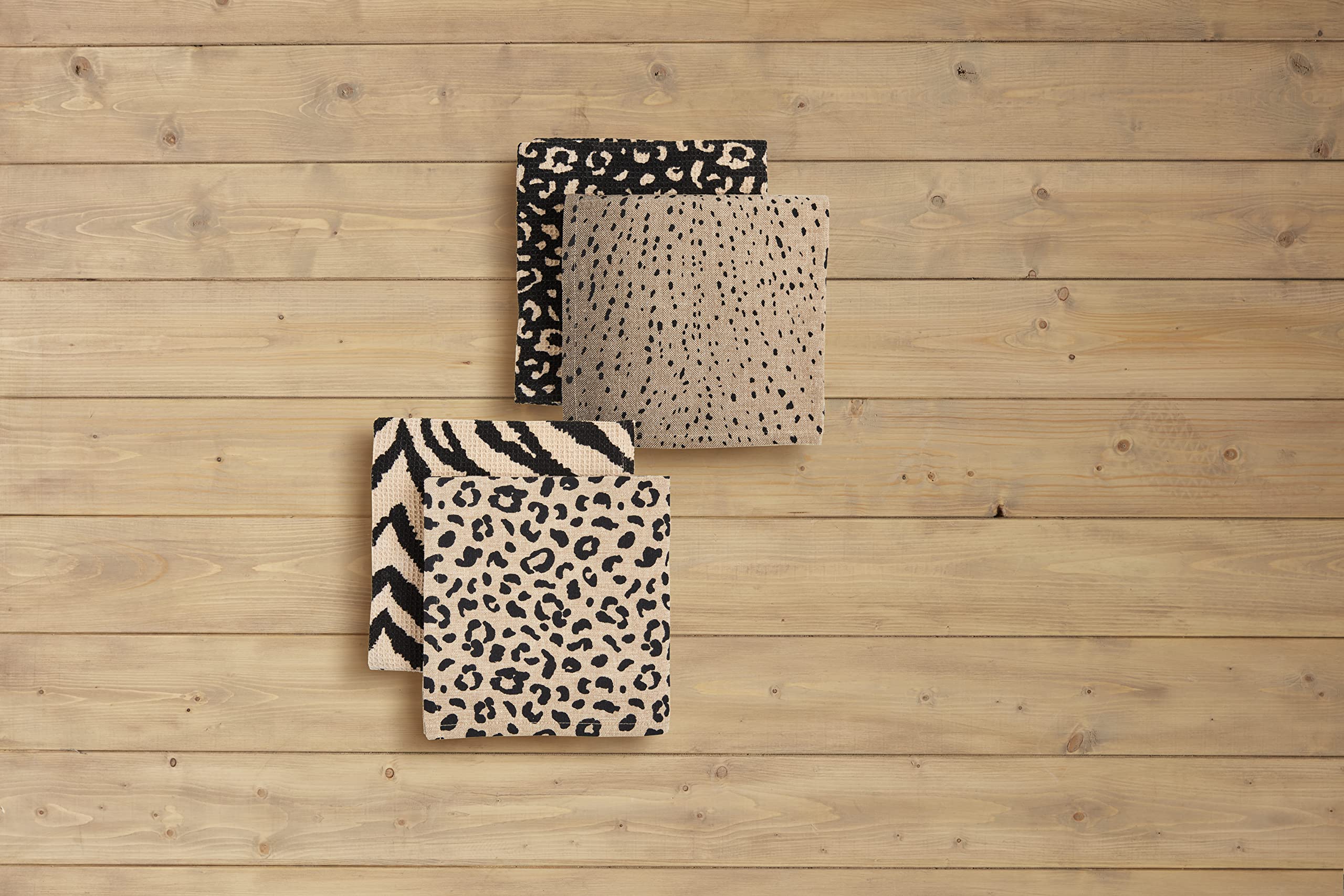 Mud Pie Zebra Animal Print Towel, 26" x 16 1/2"