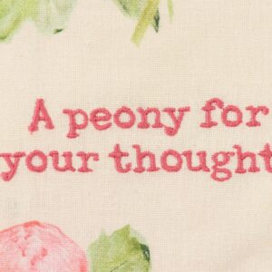 Primitives by Kathy A Peony for Your Thoughts Decorative Kitchen Towel