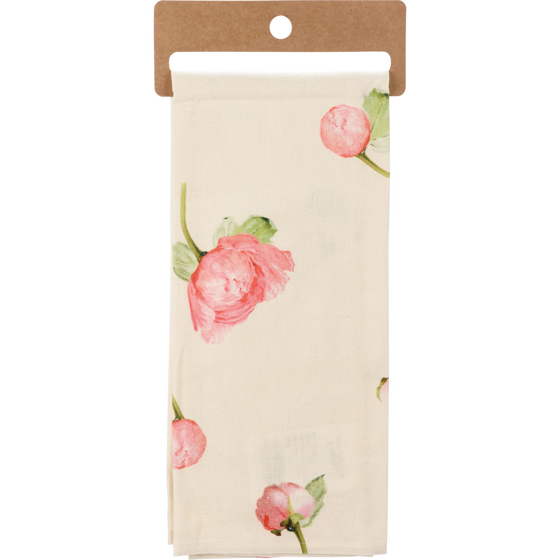 Primitives by Kathy A Peony for Your Thoughts Decorative Kitchen Towel