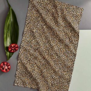 Spode Creatures of Curiosity Leopard Tea Towel | Cotton Dish Towel | Highly Absorbent | Quick Drying | Multi-Purpose Absorbent Kitchen Towel | Leopard Print (1 Pack)