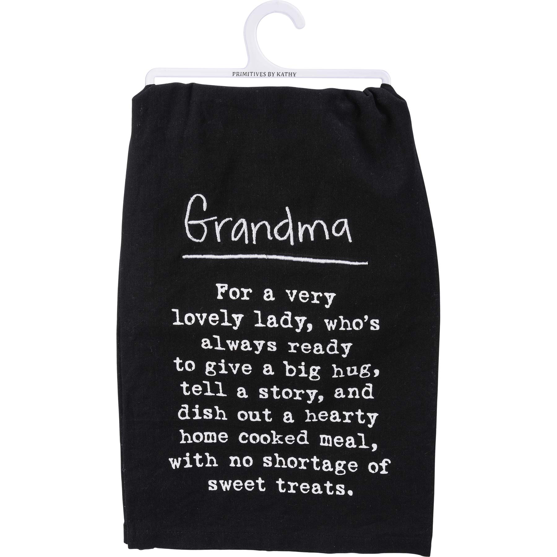 Primitives by Kathy Kitchen Embroidered Dish Towel - Definition: Grandma