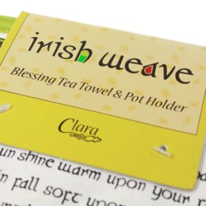 Irish Weave T-Towel and Pot Holder