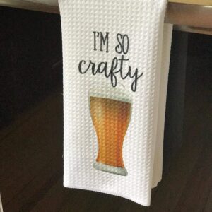 Funny Alcohol Kitchen Towel Gift Beer Lover Whiskey Shot