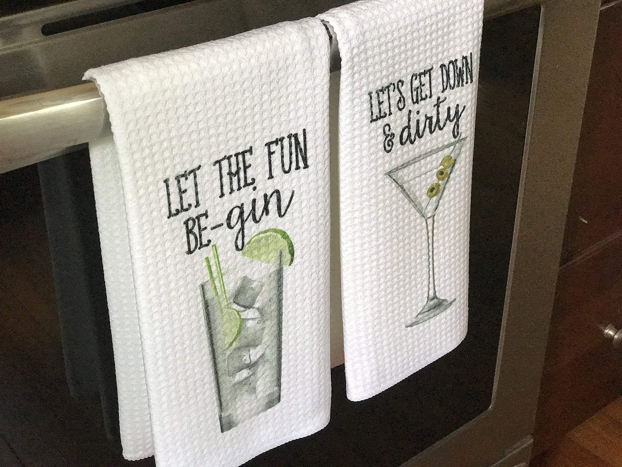 Funny Alcohol Kitchen Towel Gift Beer Lover Whiskey Shot