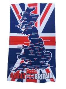 great britain union jack tea towel by great britain tea towel