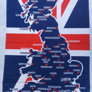 Great Britain Union Jack Tea Towel by Great Britain Tea Towel