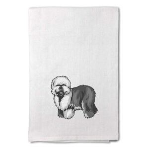 Style In Print Custom Decor Flour Kitchen Towels Old English Sheepdog Pets Dogs Cleaning Supplies Dish Towels Design Only