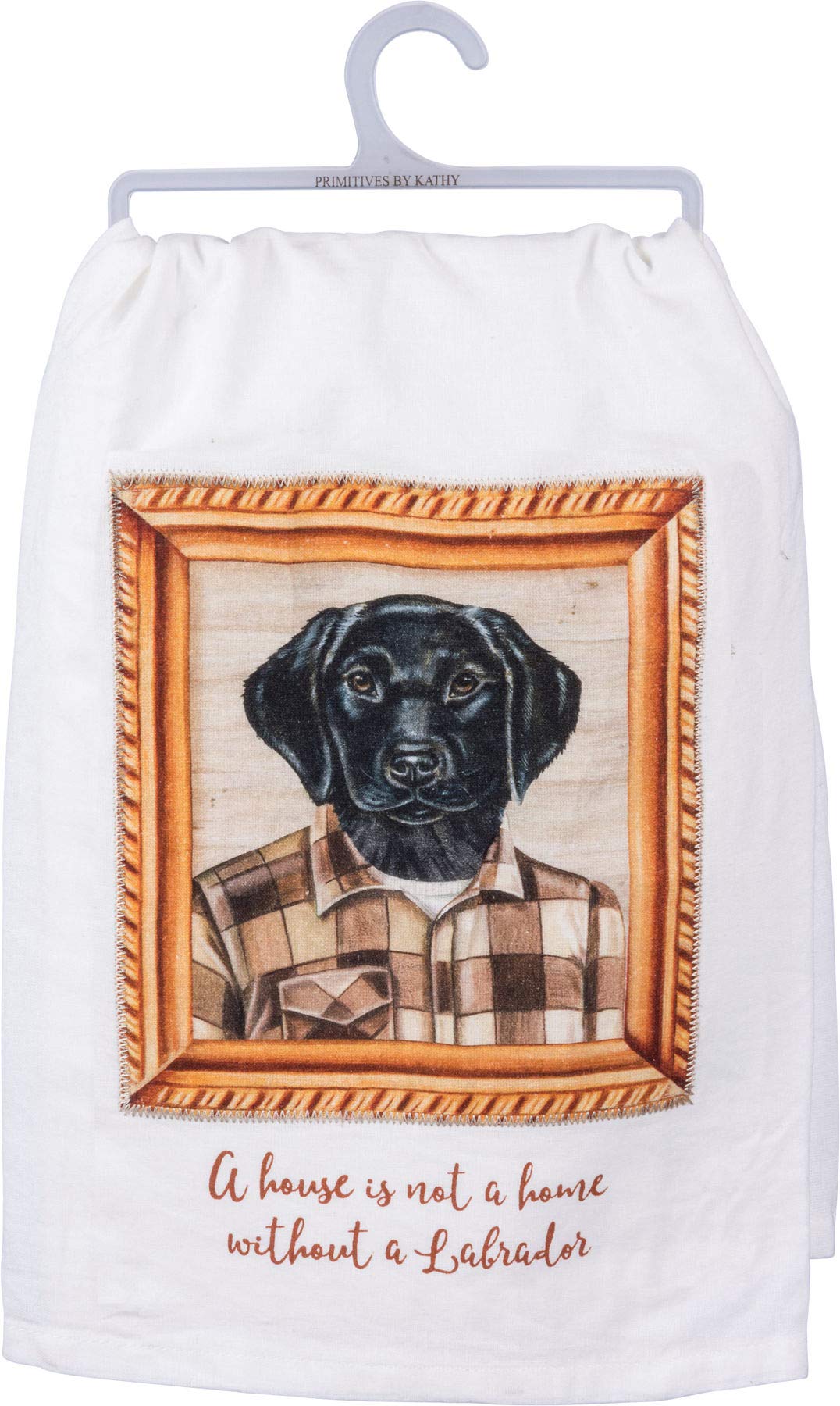 Primitives by Kathy Dish Towel Black Lab Kitchen Accessories