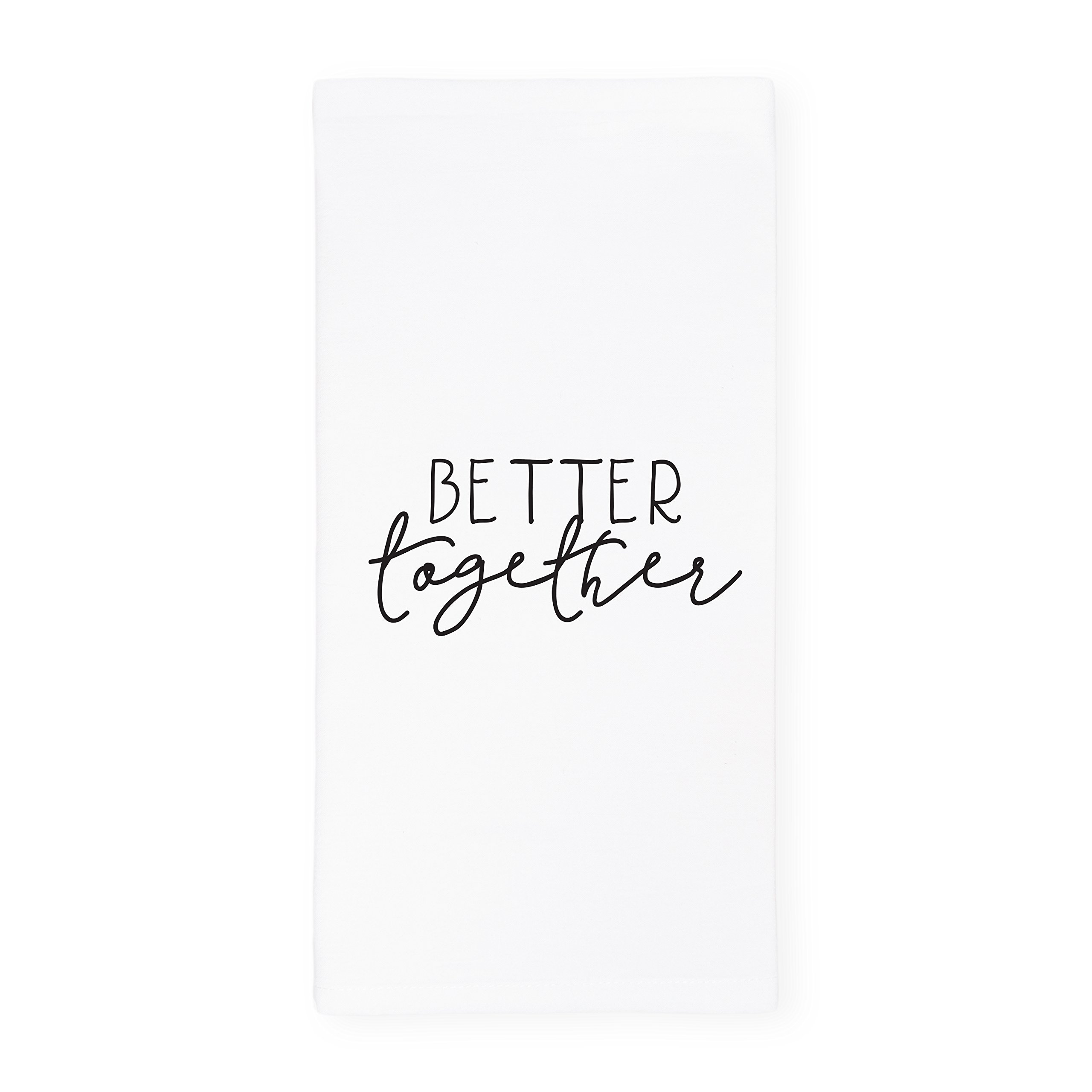 The Cotton & Canvas Co. Better Together Soft and Absorbent Kitchen Tea Towel, Flour Sack Towel and Dish Cloth