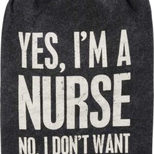 Primitives by Kathy Dish Towel, 28"x 28", Yes, I'm a Nurse