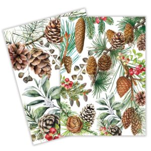 michel design works kitchen towel, white spruce, set of 2