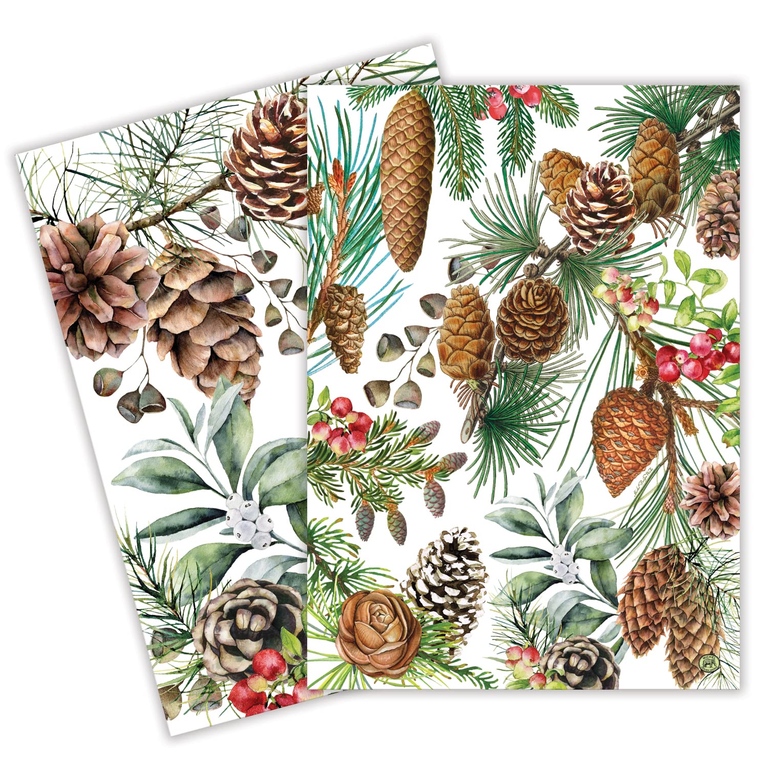 Michel Design Works Kitchen Towel, White Spruce, Set of 2