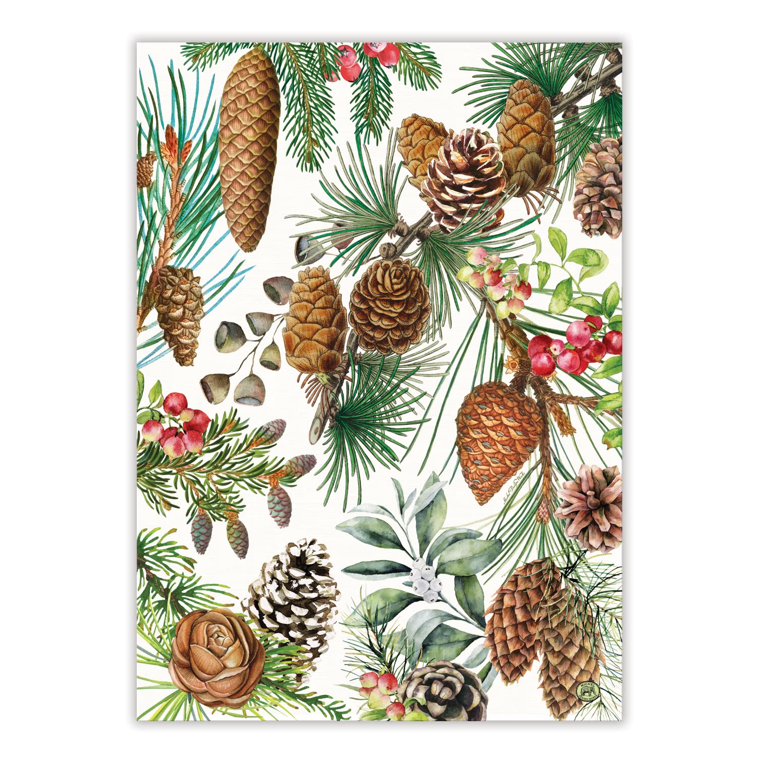 Michel Design Works Kitchen Towel, White Spruce, Set of 2