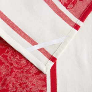 The Pioneer Woman Floral Kitchen Towels, Red and White, Set of 4
