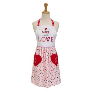dii valentine's day collection kitchen, apron, made with love