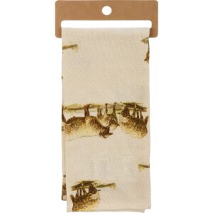 Primitives by Kathy Sheep Happens Decorative Kitchen Towel, Small