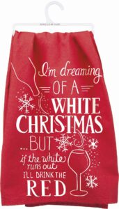 kitchen towel - i'm dreaming of a white christmas