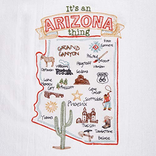 Kay Dee Designs ST Thing Arizona EMB F/S Dish Towel, 17.5 x 28, Various