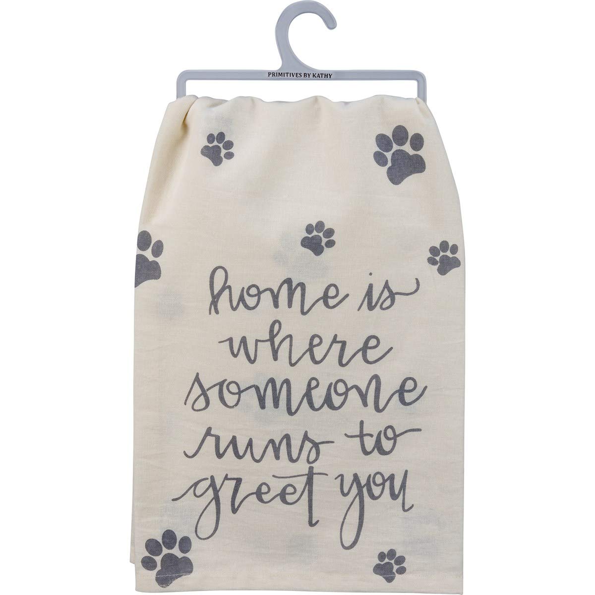 Kitchen Towel - Home Where Someone Runs To Greet