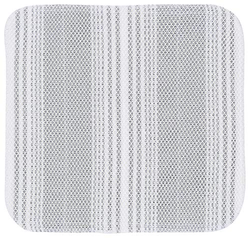 Now Designs Scrub-It Dishcloth Scrubbers, Set of Six, London Gray Stripe