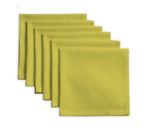 cloth napkins pack of 6 |100% cotton calicot dinner napkins 16x16 inches|table dinner napkins for hotel, lunch, restaurant, weddings, event and parties|spring, easter decor dinner napkins(green)