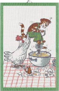 ekelund weavers - vispar - cotton kitchen towel -pettson and findus