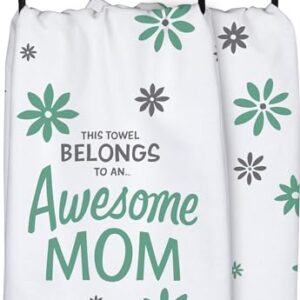 Primitives by Kathy This Towel Belongs to an ... Awesome Mom Decorative Kitchen Towel