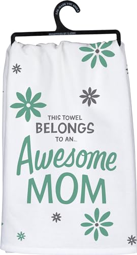 Primitives by Kathy This Towel Belongs to an ... Awesome Mom Decorative Kitchen Towel