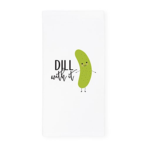 The Cotton & Canvas Co. Dill with It Soft and Absorbent Kitchen Tea Towel, Flour Sack Towel and Dish Cloth