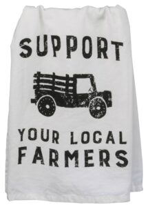 primitives by kathy kitchen towel - support your local farmers small