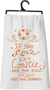 primitives by kathy tea towel, if you love a coastie