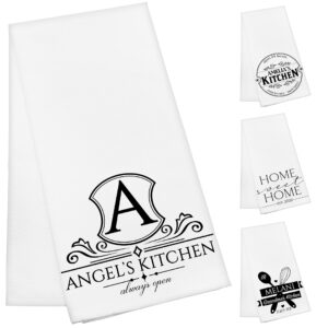 people people personalized kitchen décor tea towel,dish cloth,flour sack for housewarming,wedding,mother's day,grandma,home décor gift,thanksgiving,gifts for chef daddy mommy,customize initial,20x30
