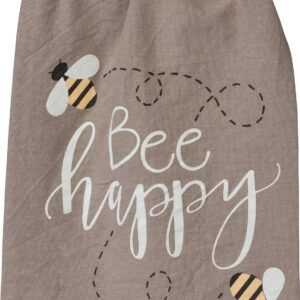 Primitives by Kathy Bee Happy Bee Themed Decorative Kitchen Towel