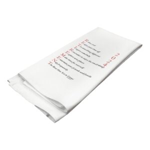 ThisWear Retirement Gifts for Women 2024 Retirement Poem Kitchen Tea Towel White