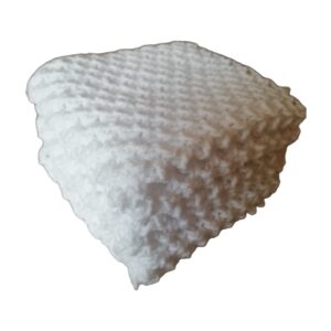 white cotton set 3 dishcloths knitted reusable washcloths multifunctional flap crochet rags scouring pad dish sponge
