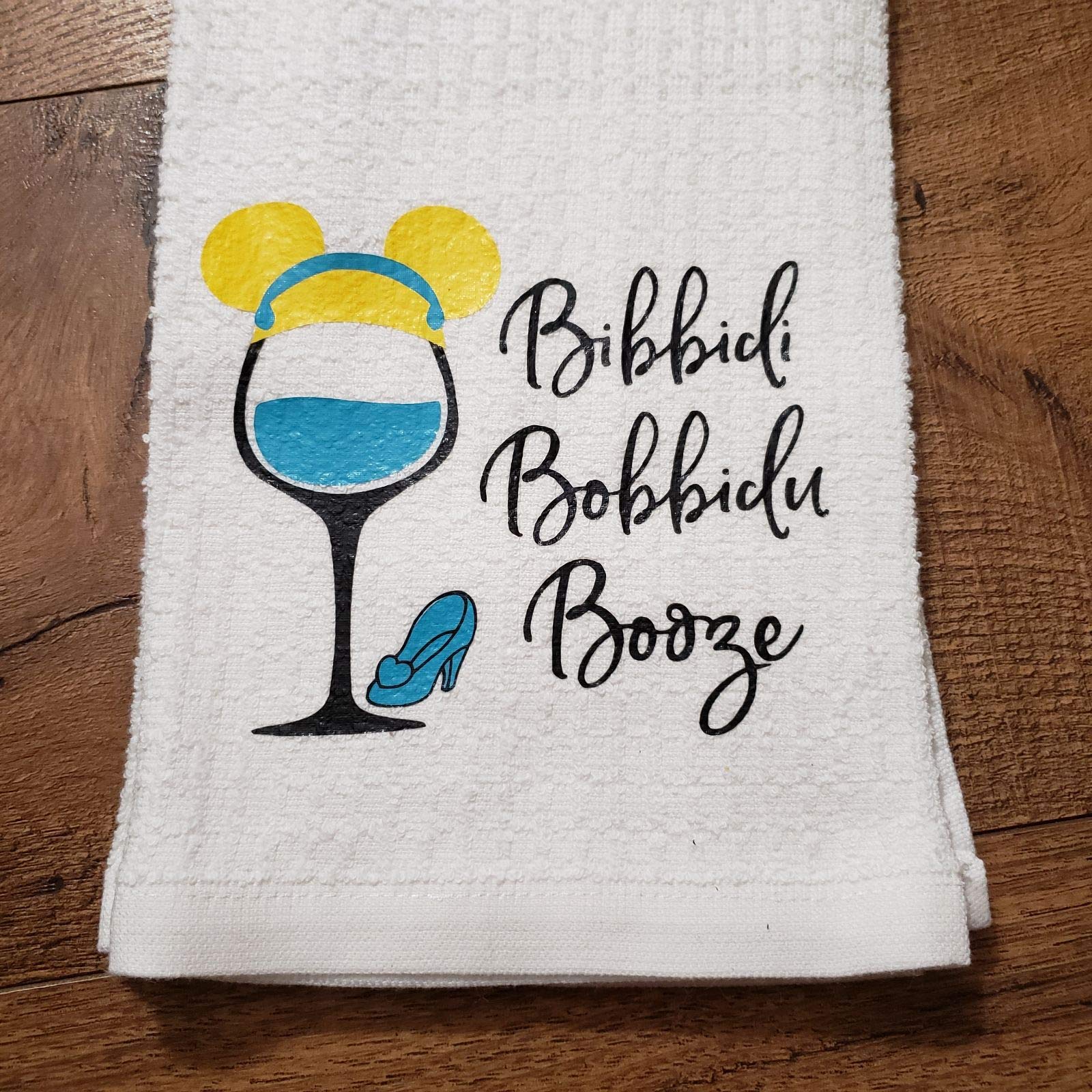 Cinderella Wine/Bippity Boppity Booze Kitchen Towel