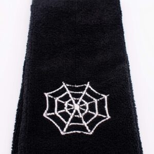 Embroidered Spider Web Hand Towel - Plush and Absorbent