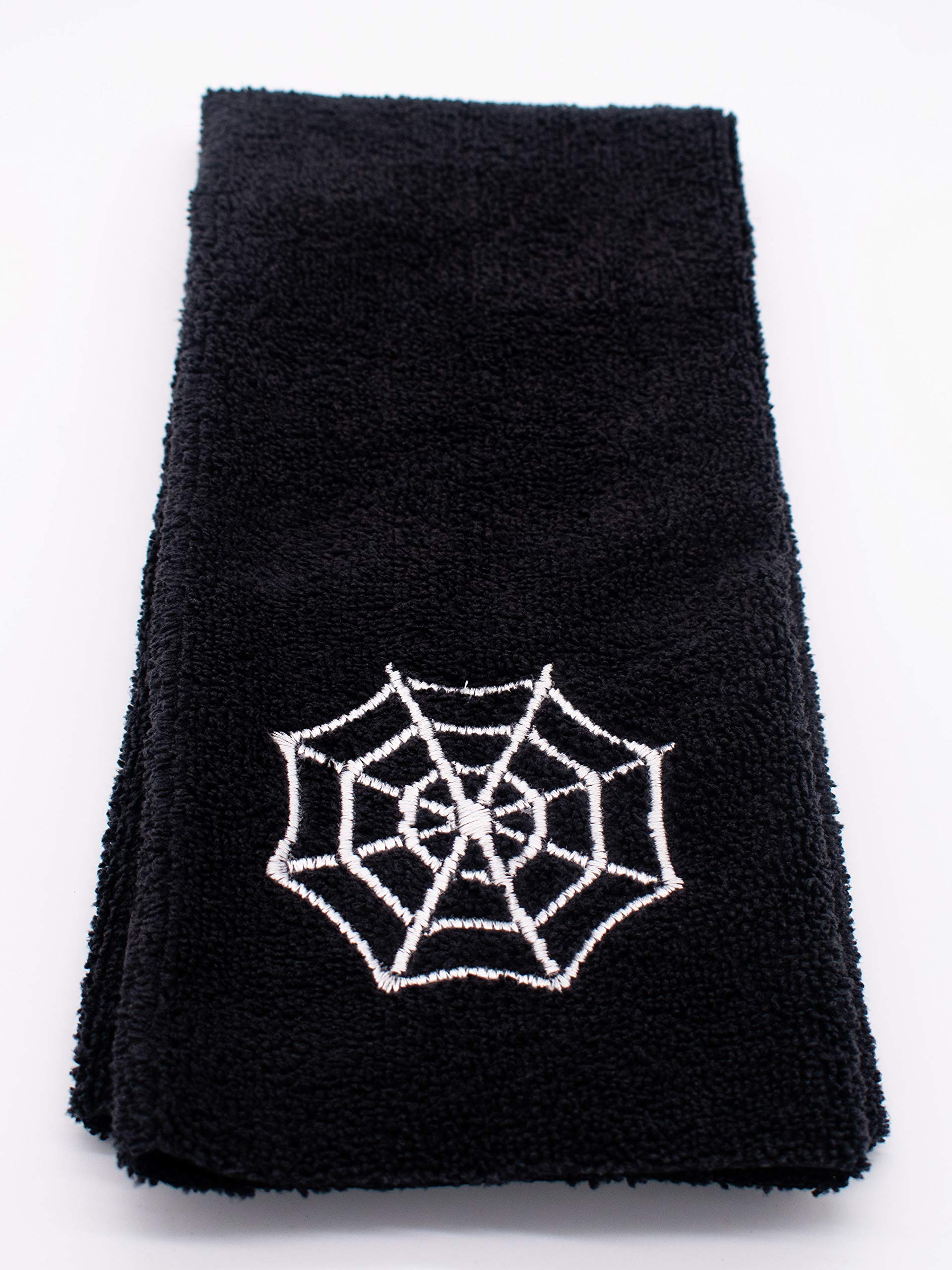 Embroidered Spider Web Hand Towel - Plush and Absorbent