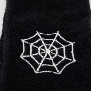 Embroidered Spider Web Hand Towel - Plush and Absorbent