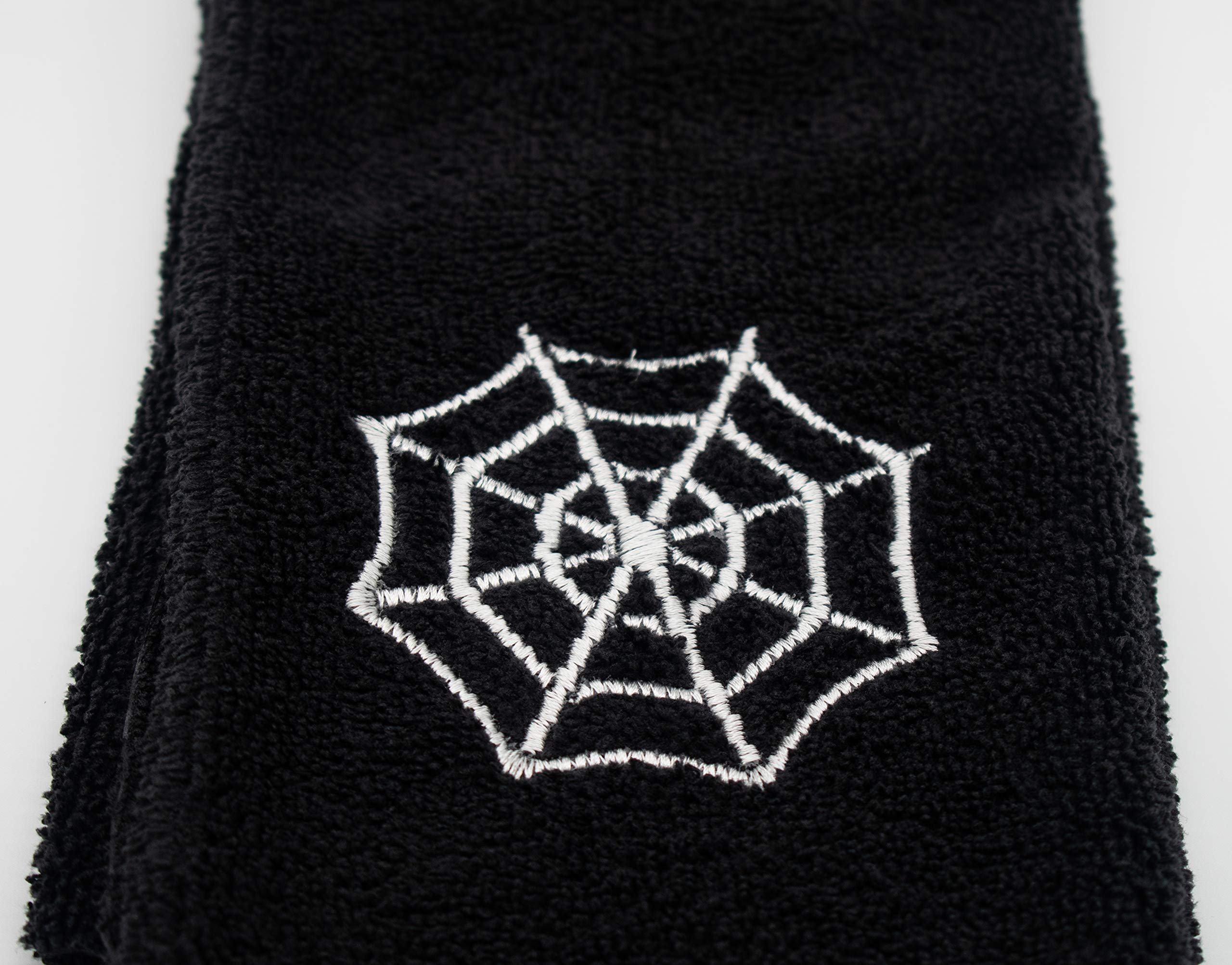 Embroidered Spider Web Hand Towel - Plush and Absorbent