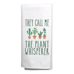 funny gardening gifts they call me the plant whisperer plant gifts cacti decor kitchen dish towel
