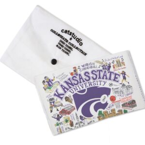 Catstudio Kansas State University Collegiate Dish & Hand Towel | Great for Kitchen, Bar, & Bathroom