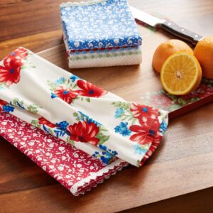 The Pioneer Woman Classic Charm Kitchen Towel Set 4pk