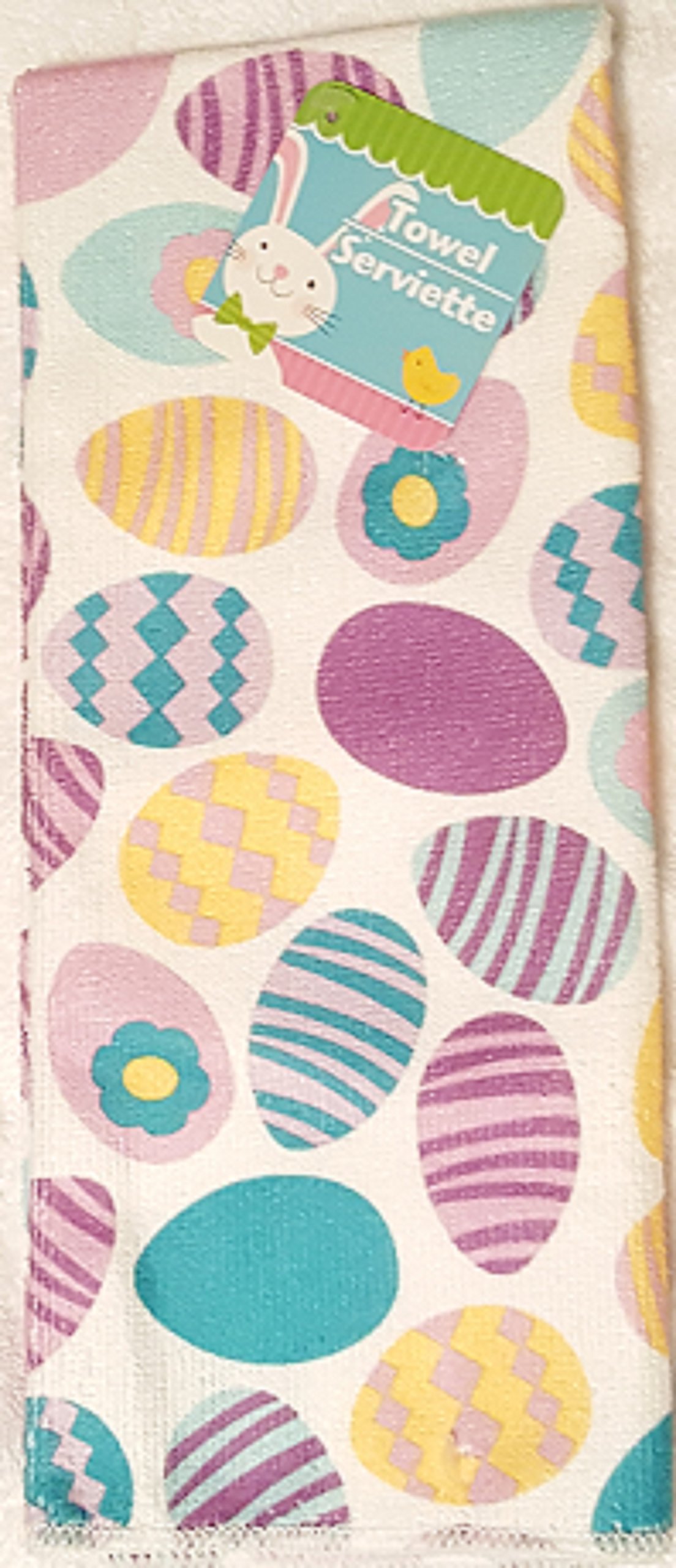 Happy Easter Bunnies 2 pack Kitchen Towels by Greenbrier