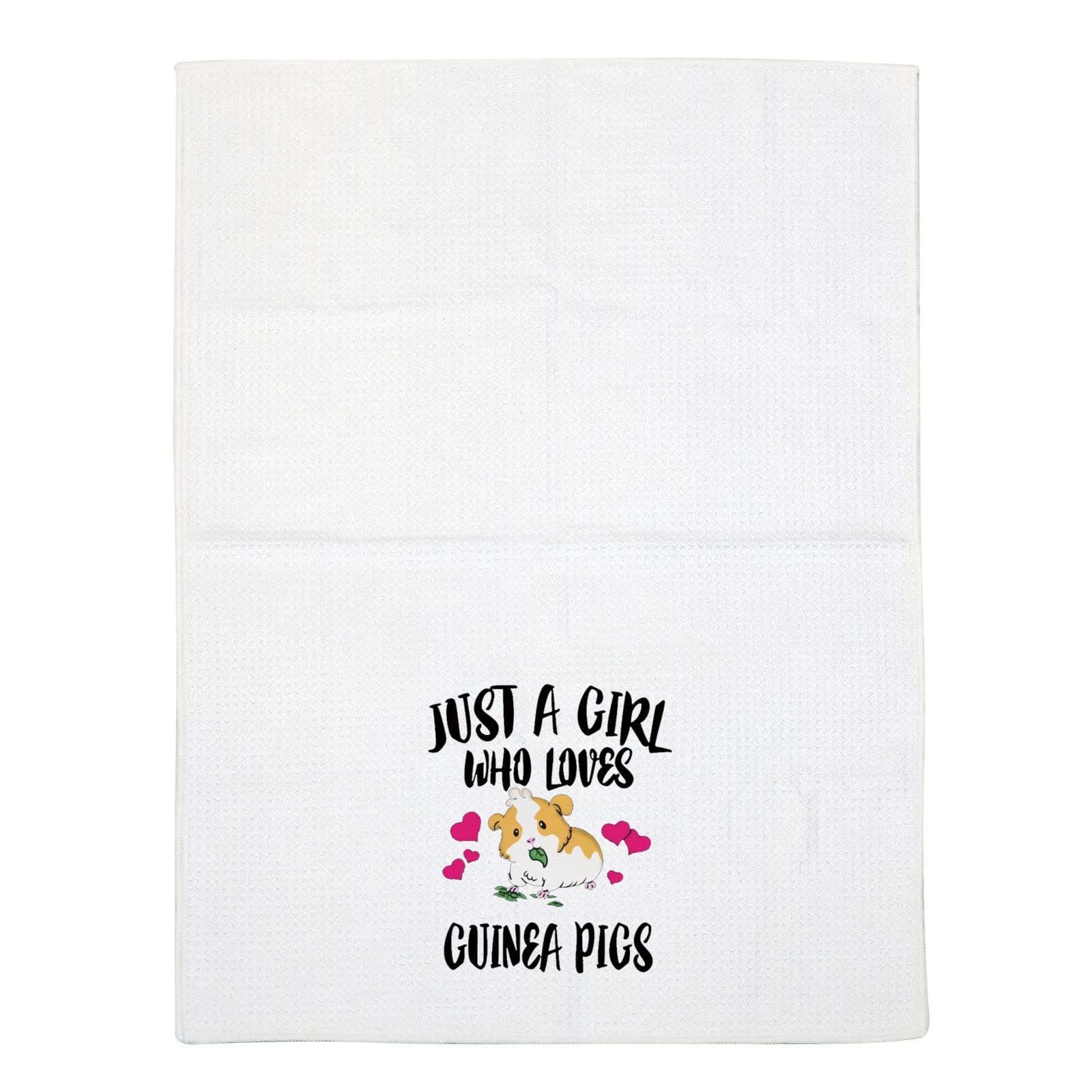 CMNIM Guinea Pig Kitchen Towels,Just a Girl Who Loves Guinea Pigs Accessories,Pet Dish Towels,Farmhouse Decor, Housewarming Gift (Guinea Pig Kitchen Towels)