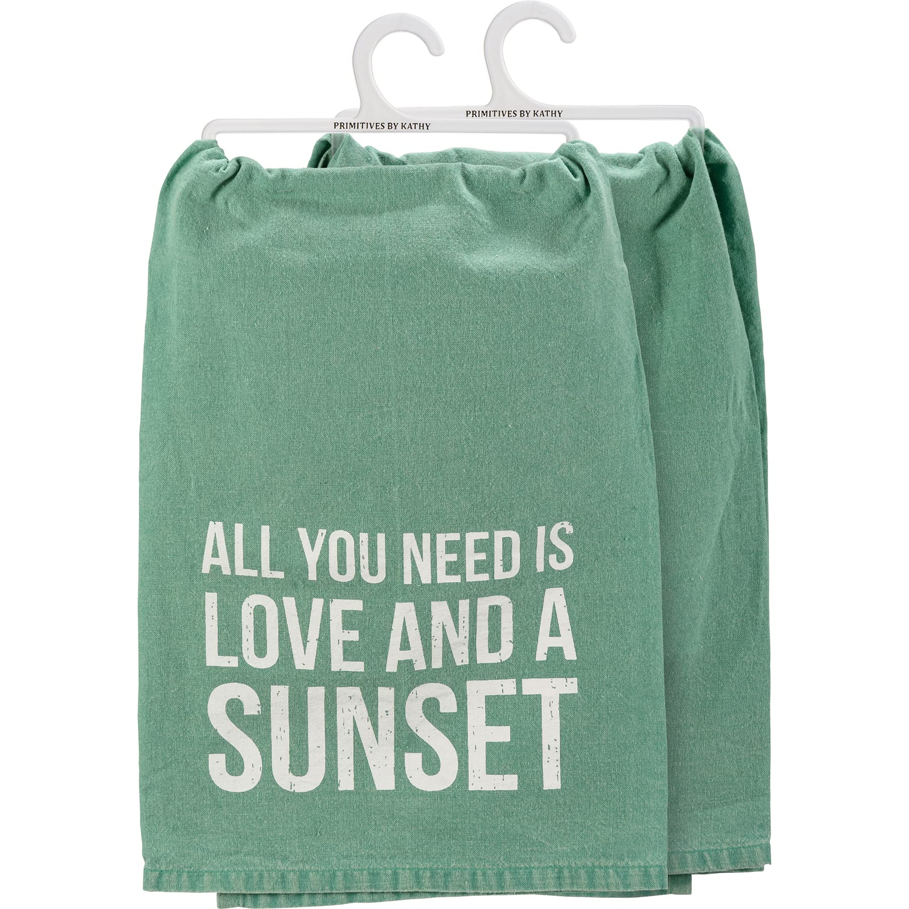 Primitives by Kathy All You Need is Love and A Sunset Kitchen Towel