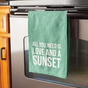 Primitives by Kathy All You Need is Love and A Sunset Kitchen Towel