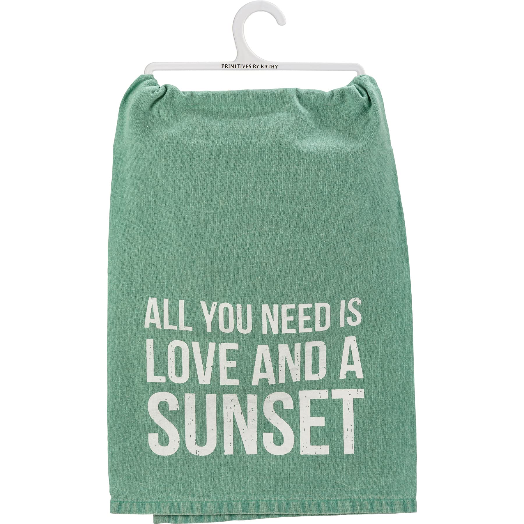 Primitives by Kathy All You Need is Love and A Sunset Kitchen Towel